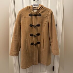 L.L.Bean Wool Hooded Trench Coat